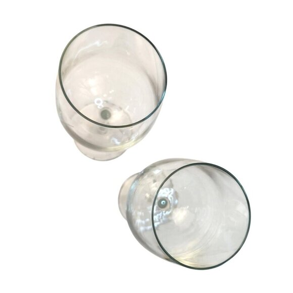 Clear Glass Wine Glasses, Water Goblets Thicker Glass Barware Drinkware Set Of - Picture 6 of 7